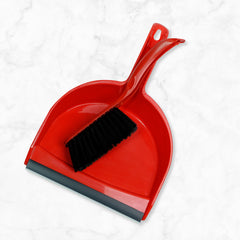 PLASTIC DUSTPAN AND BRUSH 2 PIECES SET