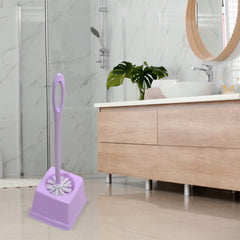 TOILET BRUSH WITH BASE SQUARE (ASSORTED COLORS)