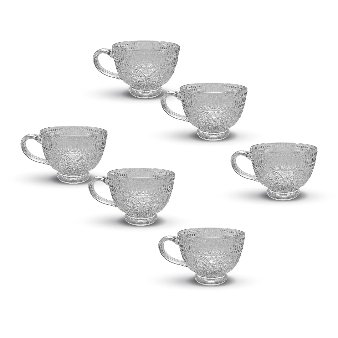 SET OF 6 PCS TRIBAL TEA CUPS