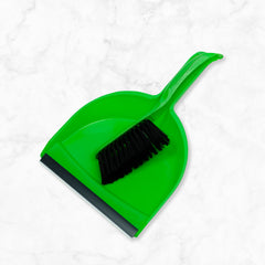 PLASTIC DUSTPAN AND BRUSH 2 PIECES SET