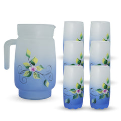 BLUE JUICE GLASS SET