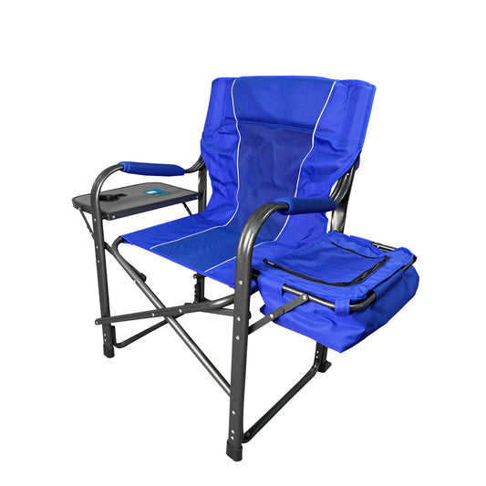 FOLDABLE CHAIR WITH TABLE + COMPARTMENT FOR FOOD AND DRINKS