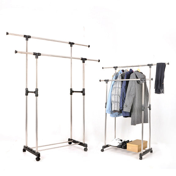 DOUBLE CLOTHES STAND