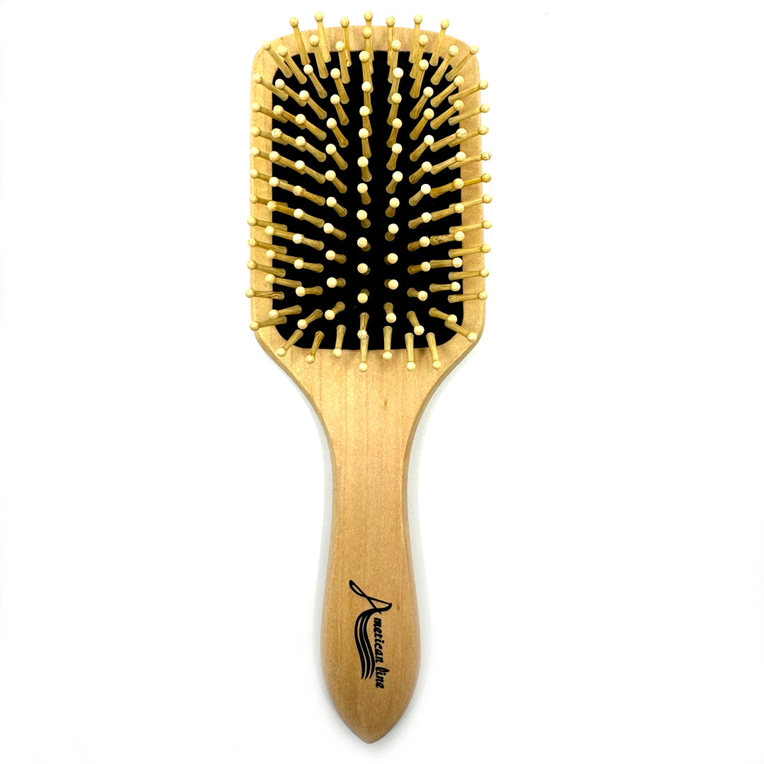 ECO WOOD PADDLE HAIR BRUSH