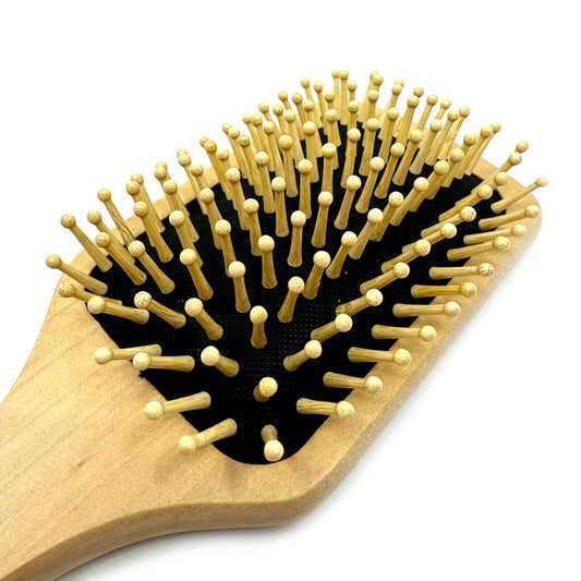 ECO WOOD PADDLE HAIR BRUSH