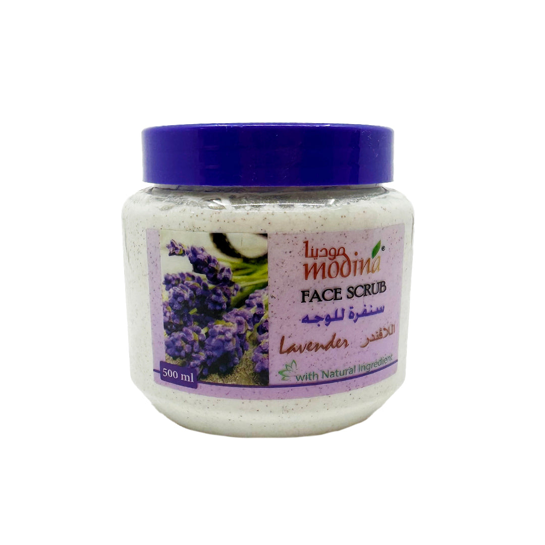 Modina Face & Body Scrub (500 ml) - Lavender