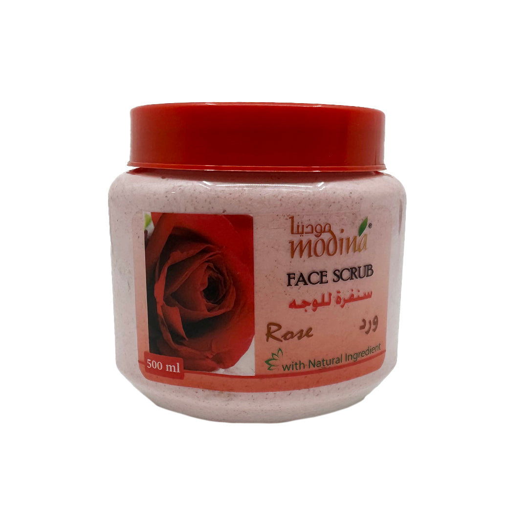 Modina Face & Body Scrub (500 ml) - Rose