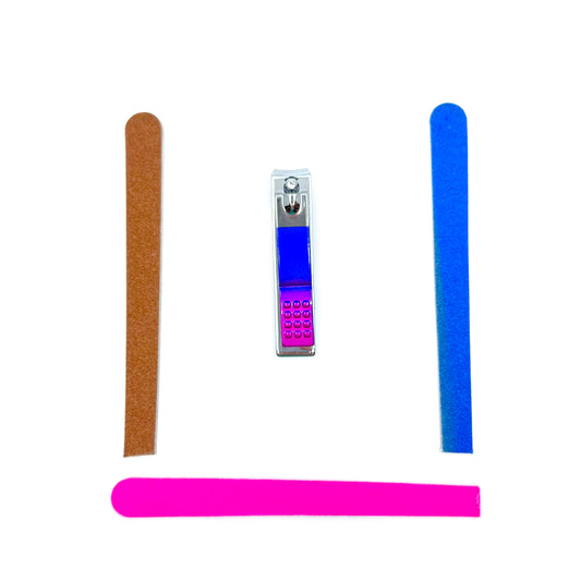 Mendoza Set: Chrome Nail Cutter + Files