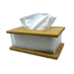 BAMBOO WOOD TISSUE BOX