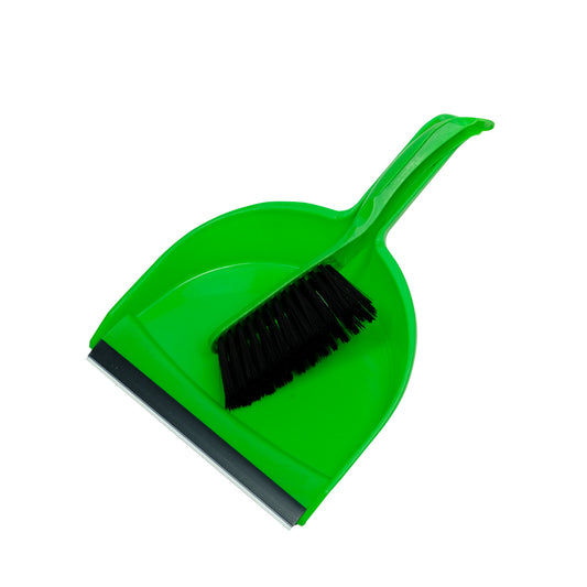 PLASTIC DUSTPAN AND BRUSH 2 PIECES SET