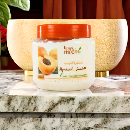 Modina Face & Body Scrub (500 ml) - Apricot