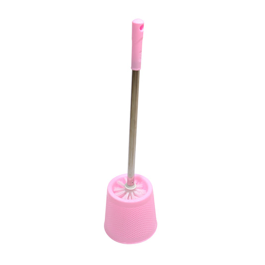 TOILET BRUSH WITH BASE CIRCLE (ASSORTED COLORS)