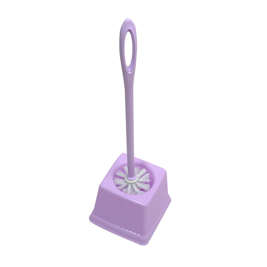 TOILET BRUSH WITH BASE SQUARE (ASSORTED COLORS)