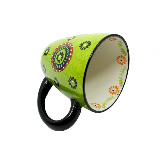 TRIBAL PATTERN MUG (ASSORTED COLORS)