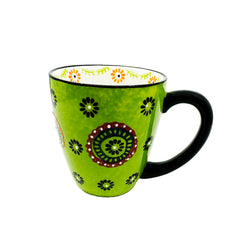 TRIBAL PATTERN MUG (ASSORTED COLORS)