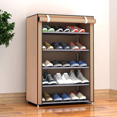 5 LAYERS SHOES RACK WITH COVER