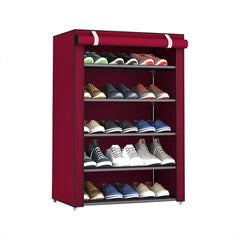 5 LAYERS SHOES RACK WITH COVER