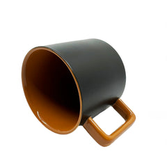 FRESH MORNING BLACK CERAMIC MUG