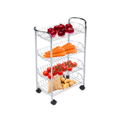 4 LAYERS VEGETABLES RACK STAINLESS STEEL