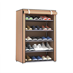 5 LAYERS SHOES RACK WITH COVER